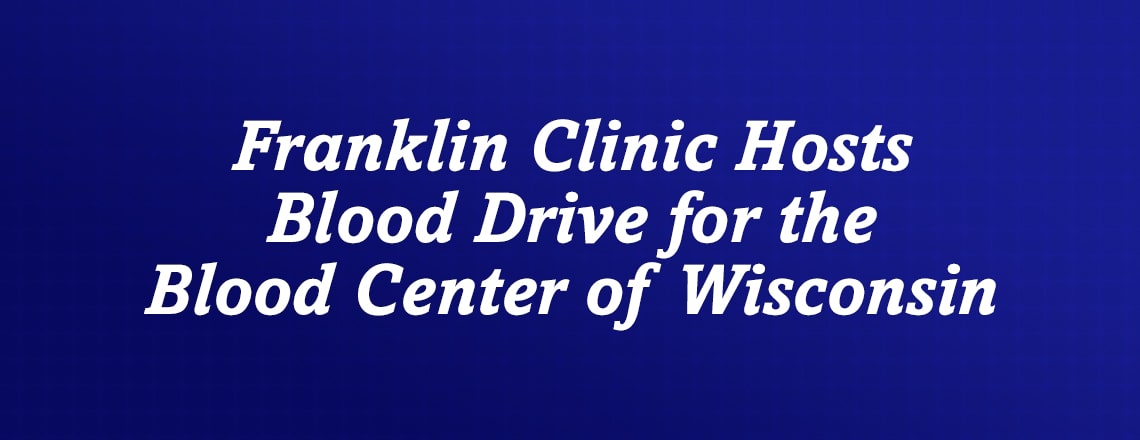 Dental Associates Franklin hosted a blood drive for the Blood Center of Wisconsin